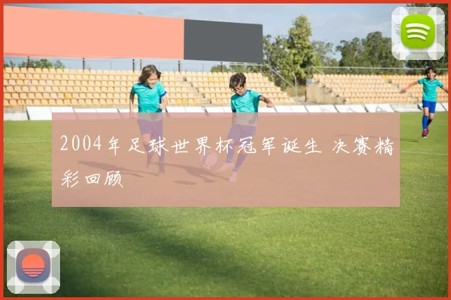 2004年足球世界杯冠军诞生 决赛精彩回顾